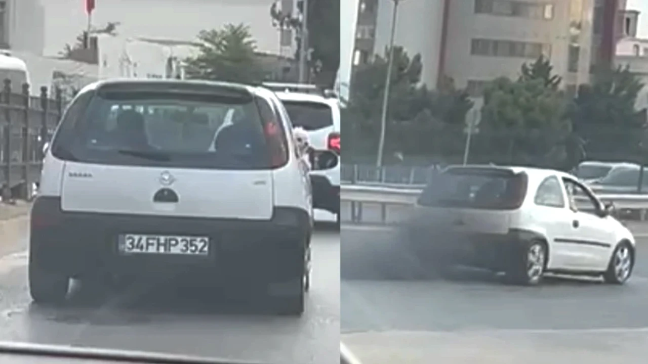 Pendik’te Gürültülü Egzoz Krizi: Dumanla Kapanan Yol, Sürücüler İsyanda!