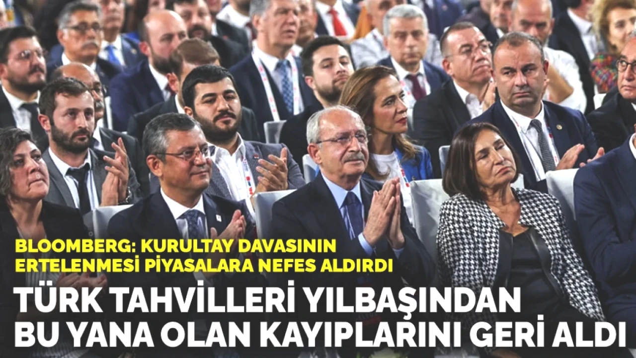 Bloomberg: Kurultay Davasının Ertelenmesi Piyasalarda Rahatlama Sağladı!