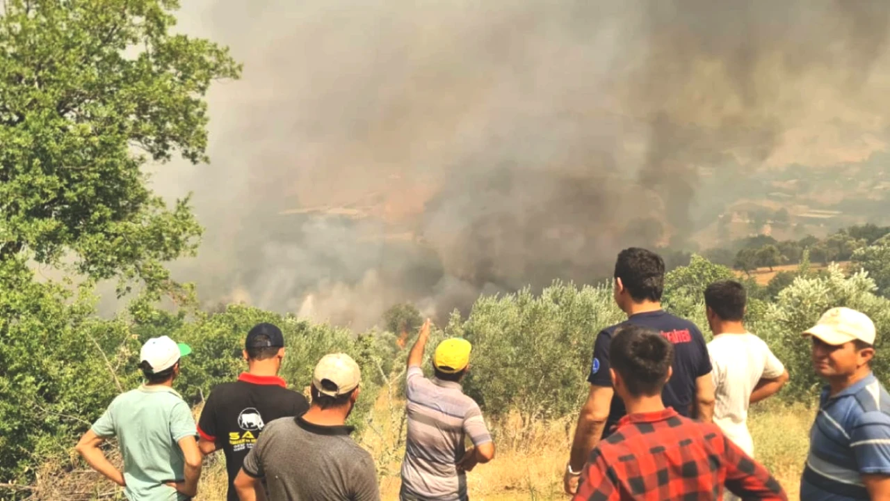 Ödemiş’te Yangınla Mücadelede Son Durum: Tehlike Devam Ediyor!