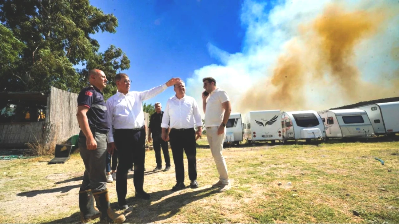 Başkan Tugay, Urla'daki Yangın Bölgesinde Kritik İncelemelerde Bulundu!
