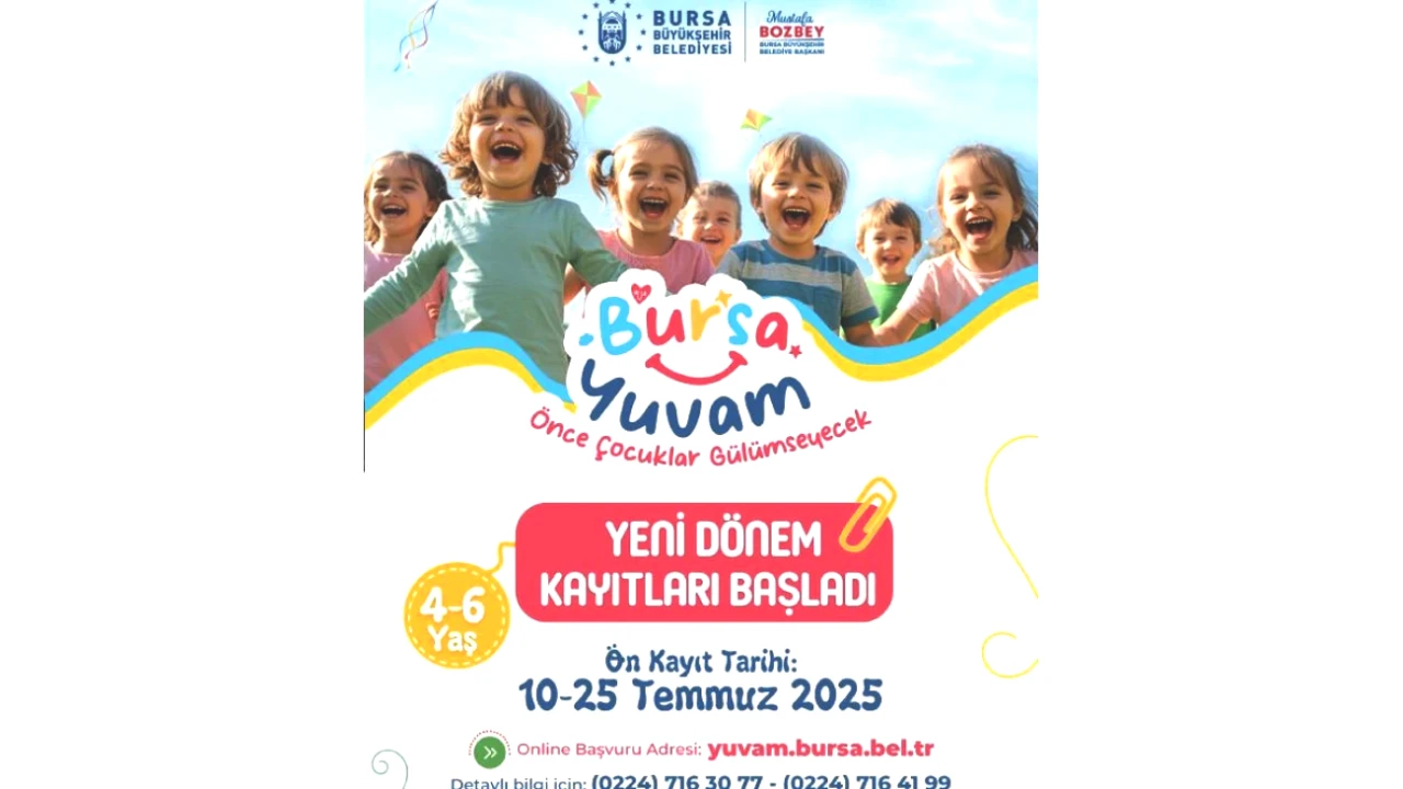 Bursa Yuvam'da Kayıt Dönemi Heyecanı! Kaçırmayın!