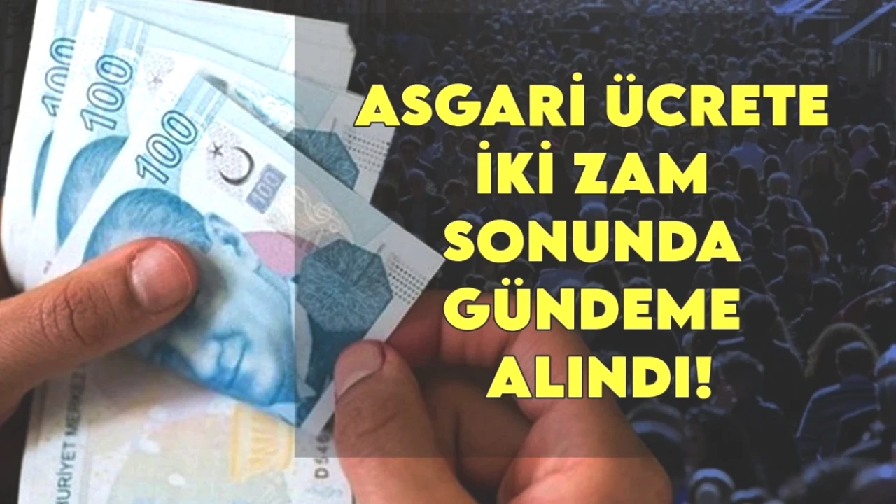 Asgari Ücrette İki Farklı Zam Yolda! AK Parti'den Milyonlara Müjde!