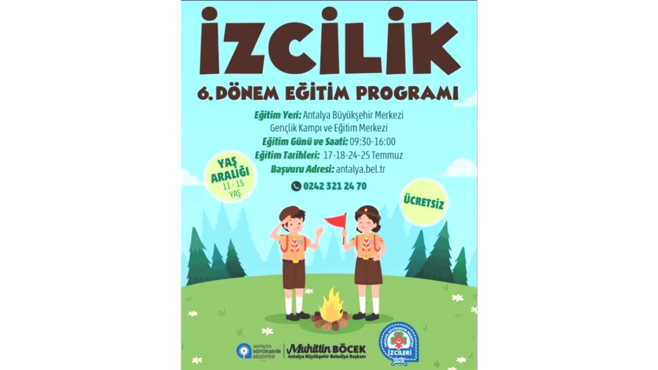 Büyükşehir’in 6. Dönem İzcilik Kampı Başlıyor! Kaçırmayın!