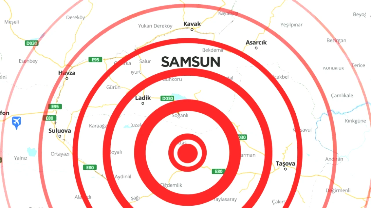 Samsun'da Deprem Şoku! AFAD'dan Sarsıntıyla İlgili Son Gelişmeler