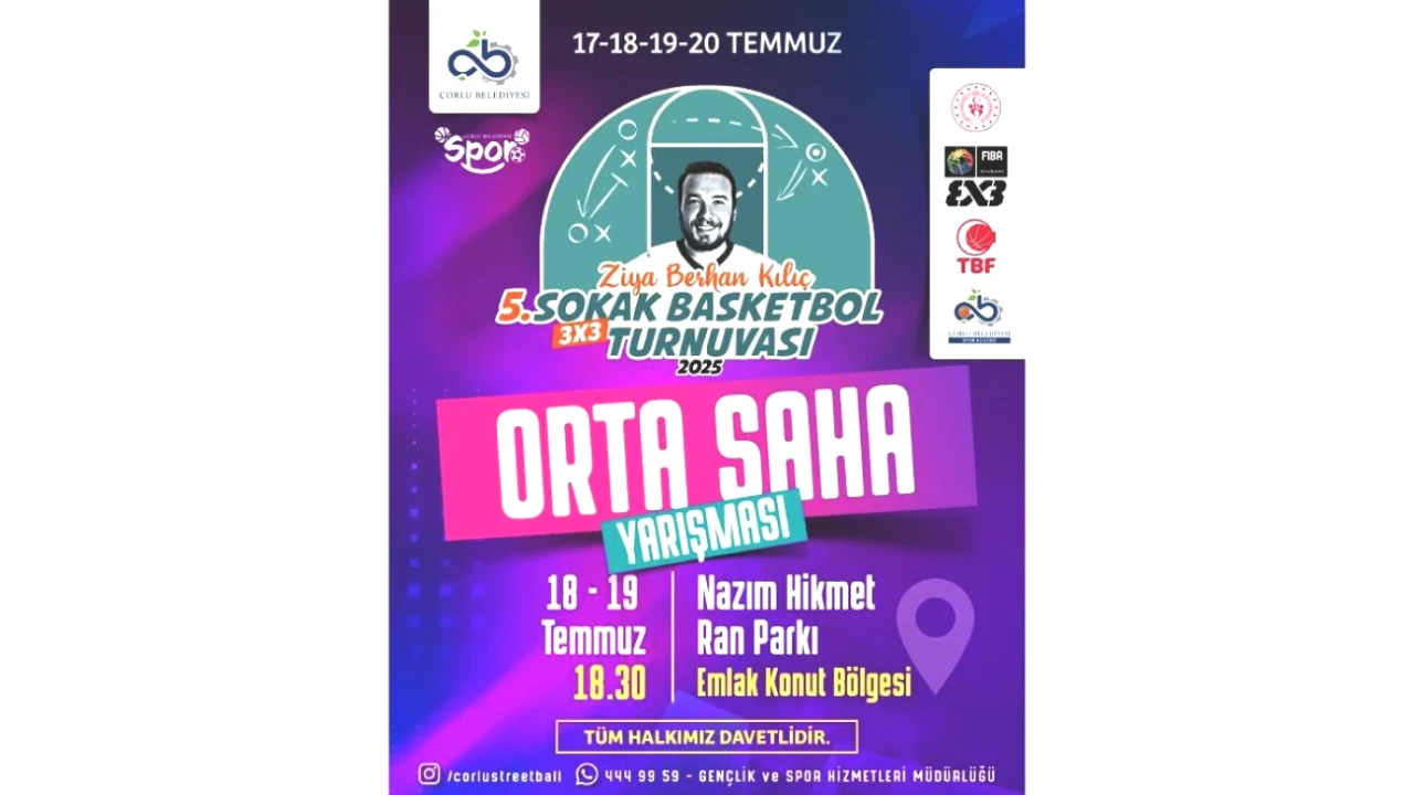 **Sokak Basketboluna Doyacaksınız! Ziya Berhan Kılıç 3x3 Turnuvası Başlıyor!**